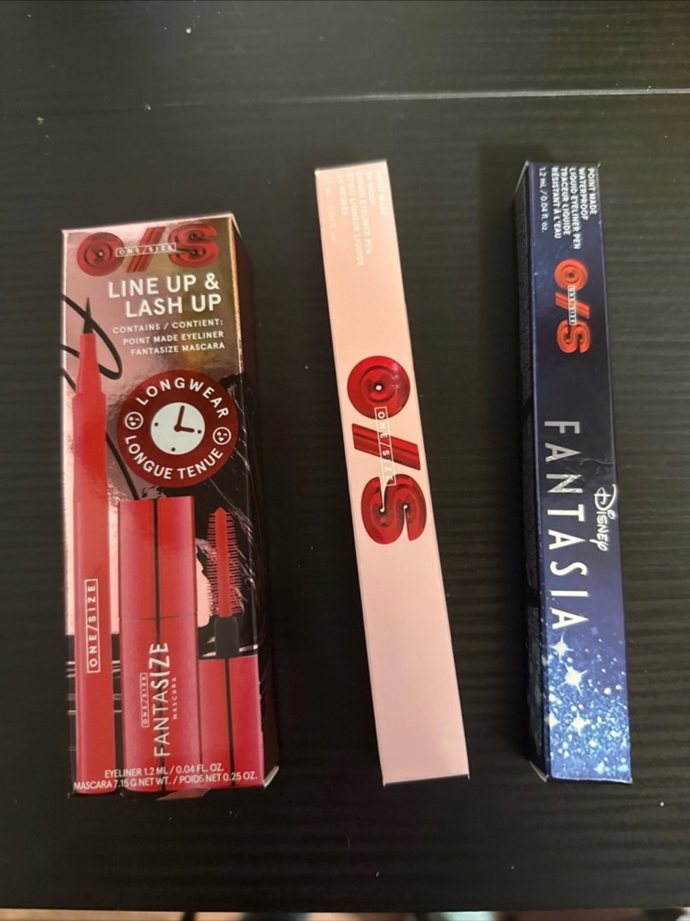 O/S one size bundle liquid eyeliners and eyeliner mascara kit